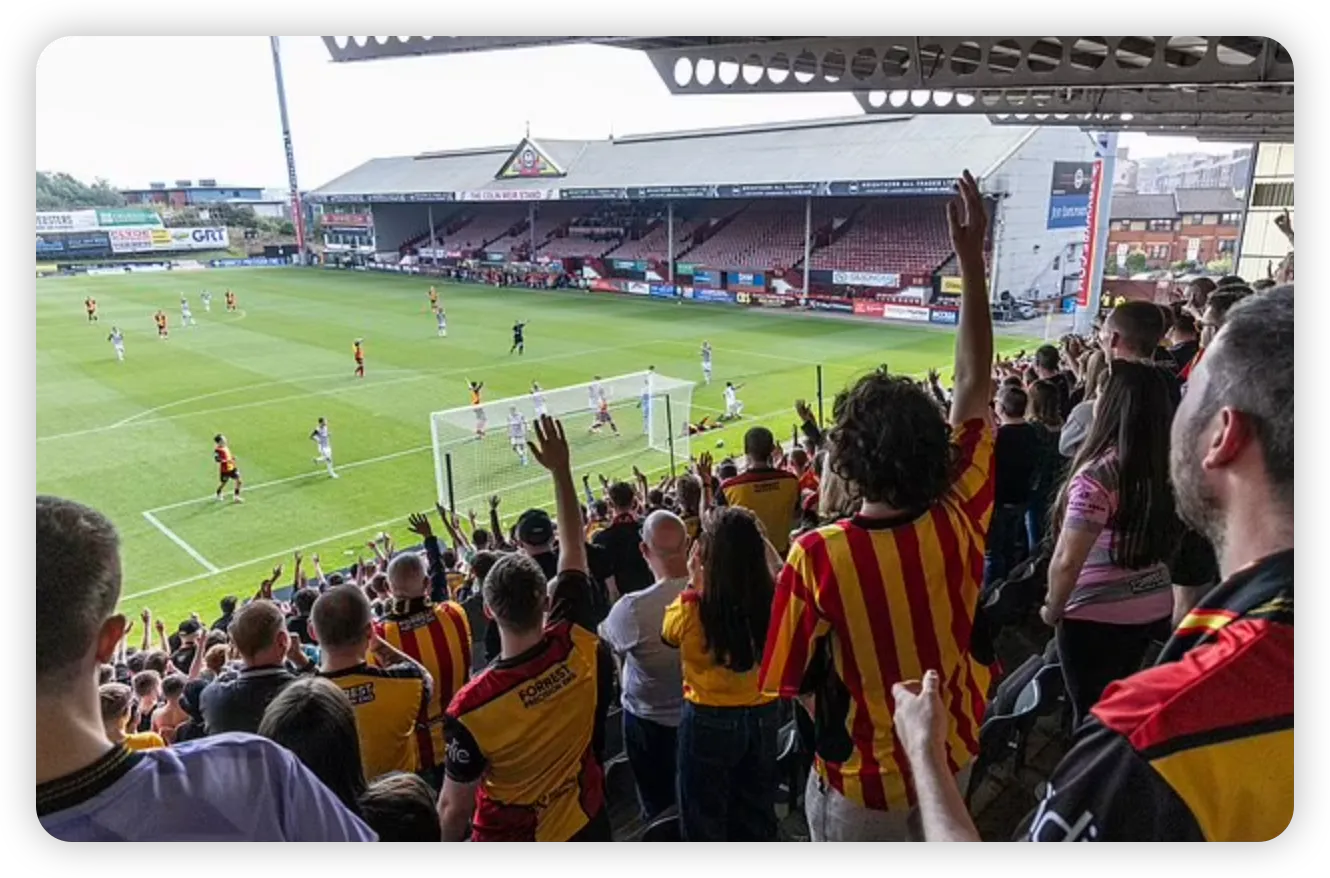 Partick Thistle FC crest and stadium